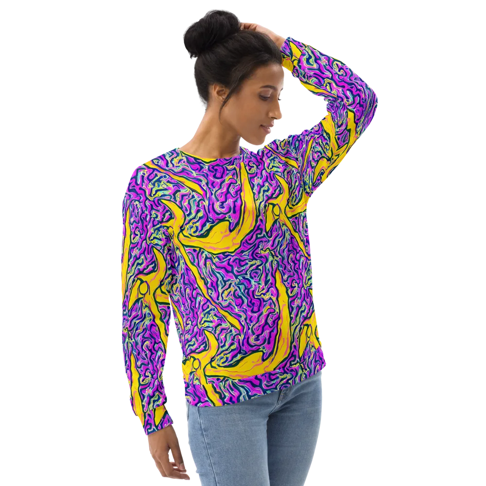 Zenith Waves on Sweatshirt — Right Front