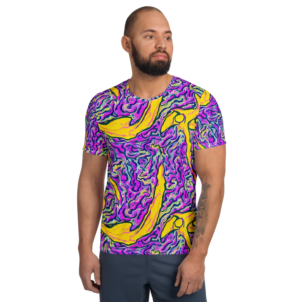 Zenith Waves on Men's Athletic T-Shirt — Front