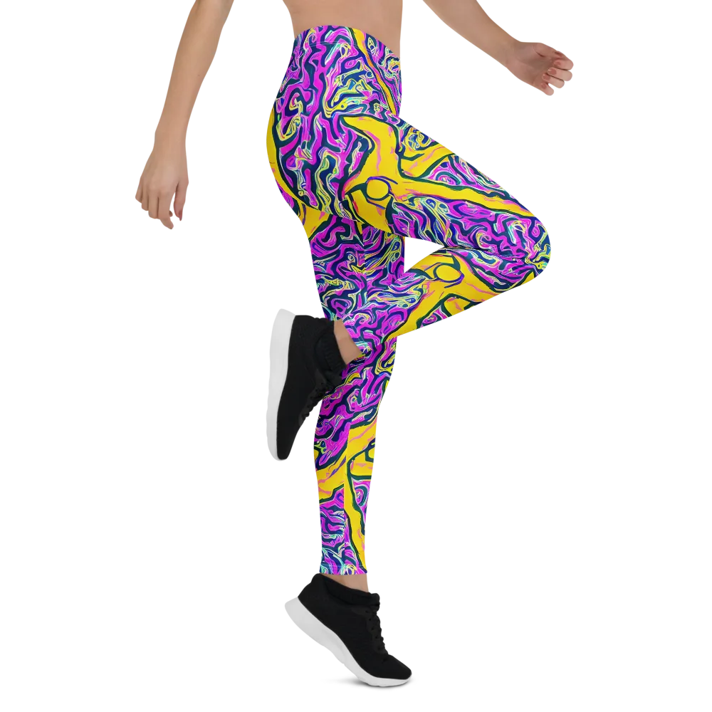 Zenith Waves on Leggings — Right