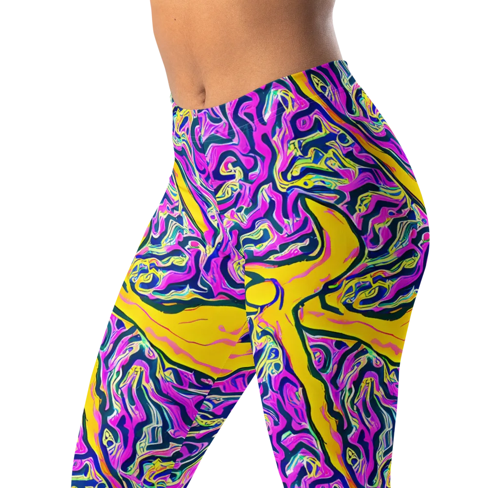 Zenith Waves on Leggings — Left Front