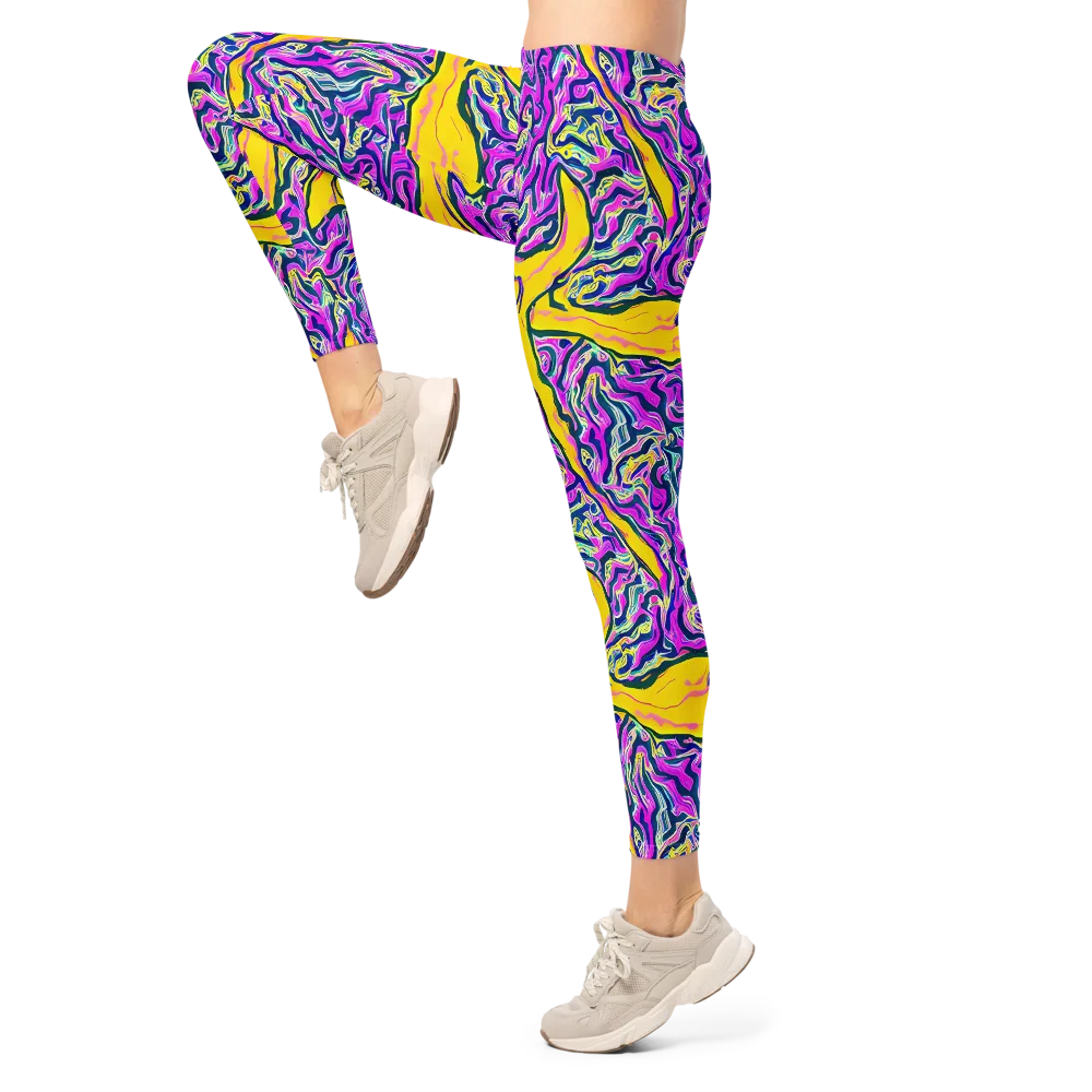 Zenith Waves on Leggings — Left