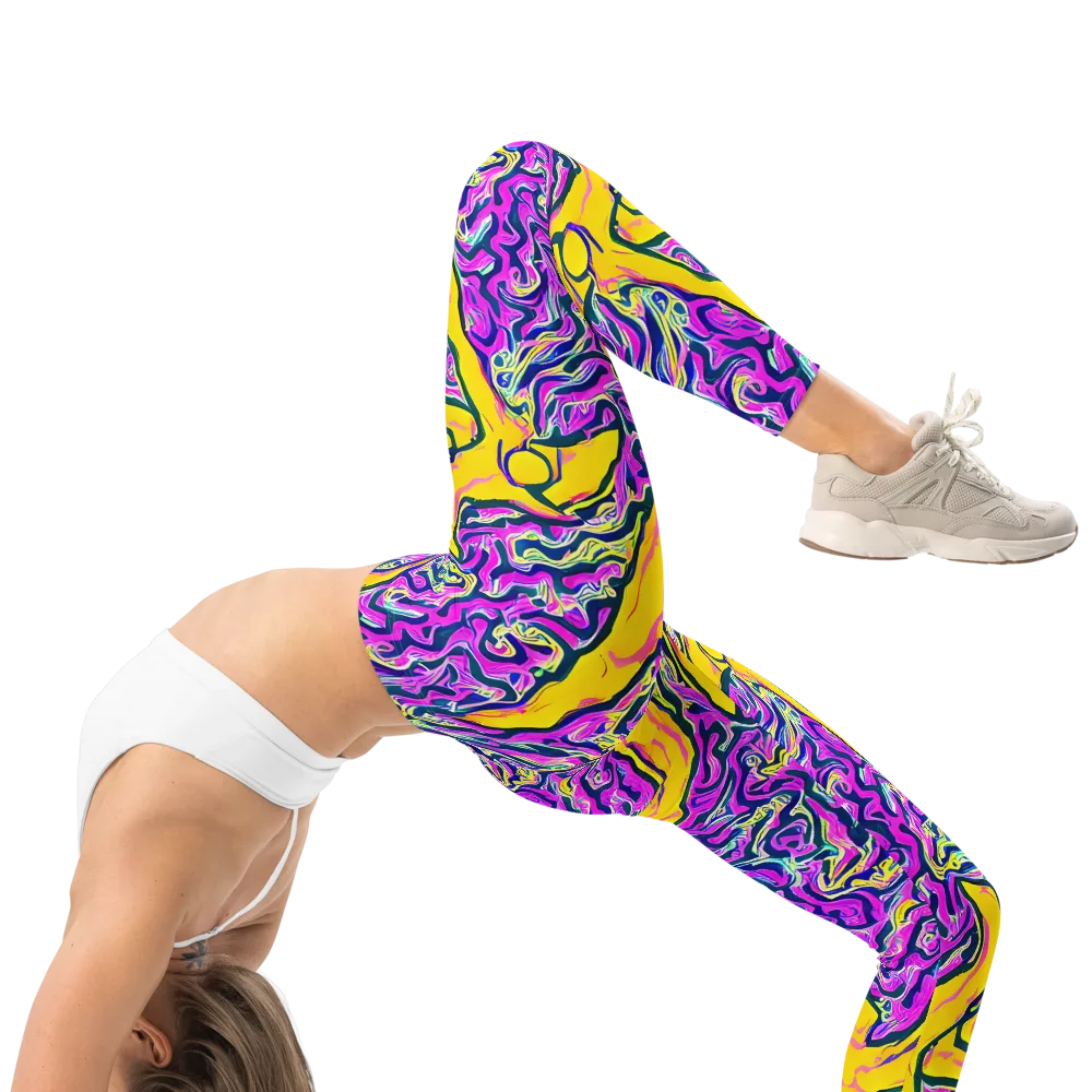 Zenith Waves on Leggings — Right