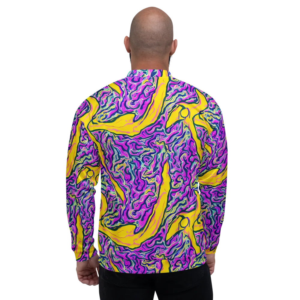 Zenith Waves on Bomber Jacket — Back