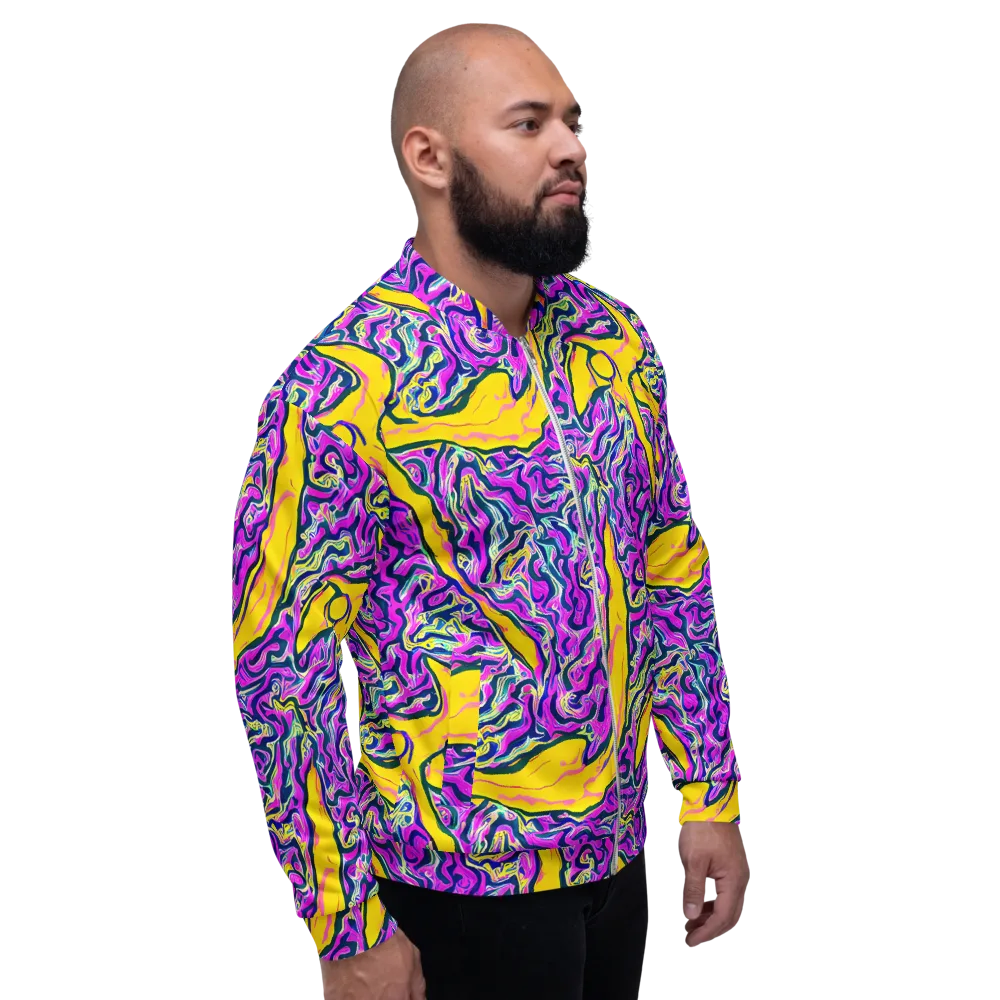 Zenith Waves on Bomber Jacket — Right