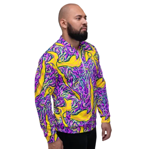 Zenith Waves on a Bomber Jacket