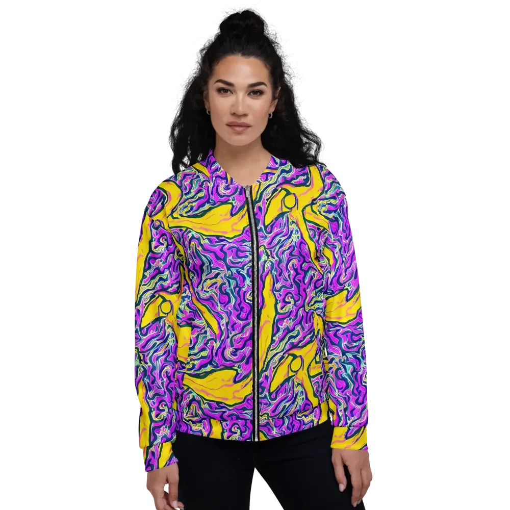 Zenith Waves on Bomber Jacket — Front