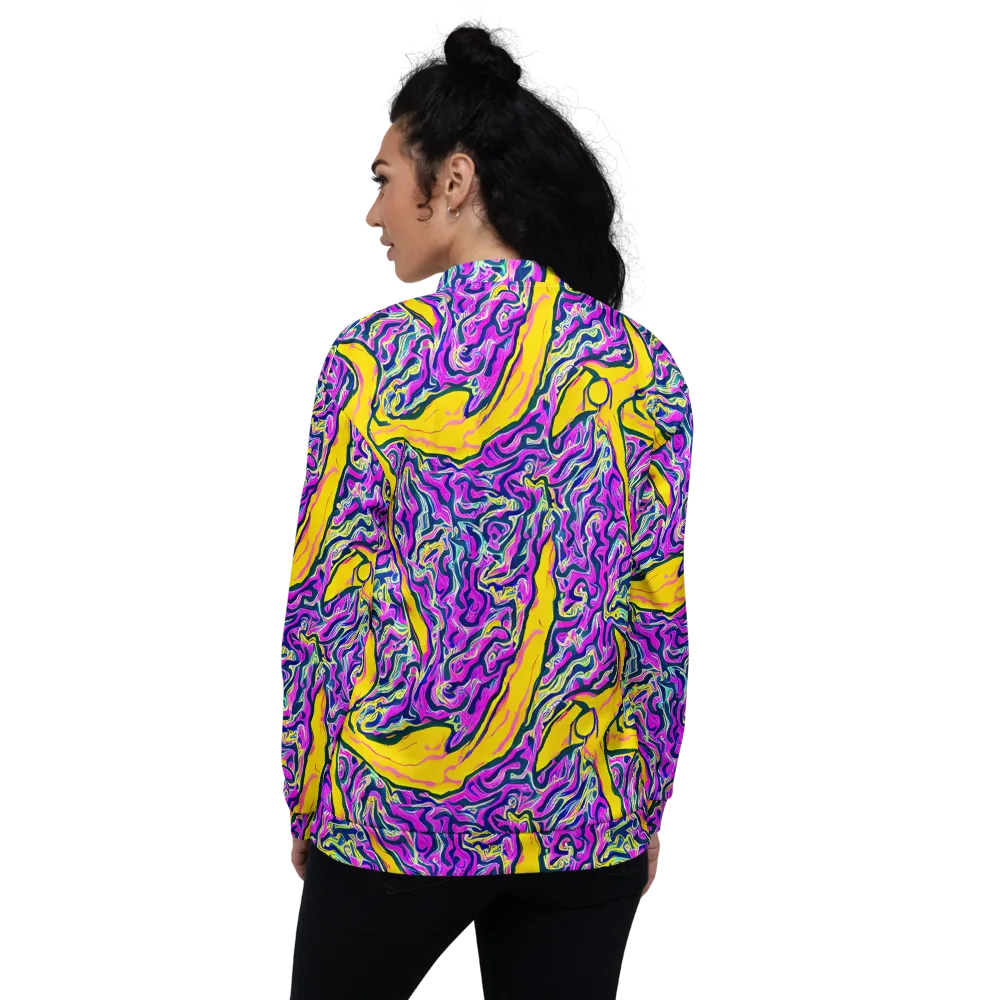 Zenith Waves on Bomber Jacket — Back
