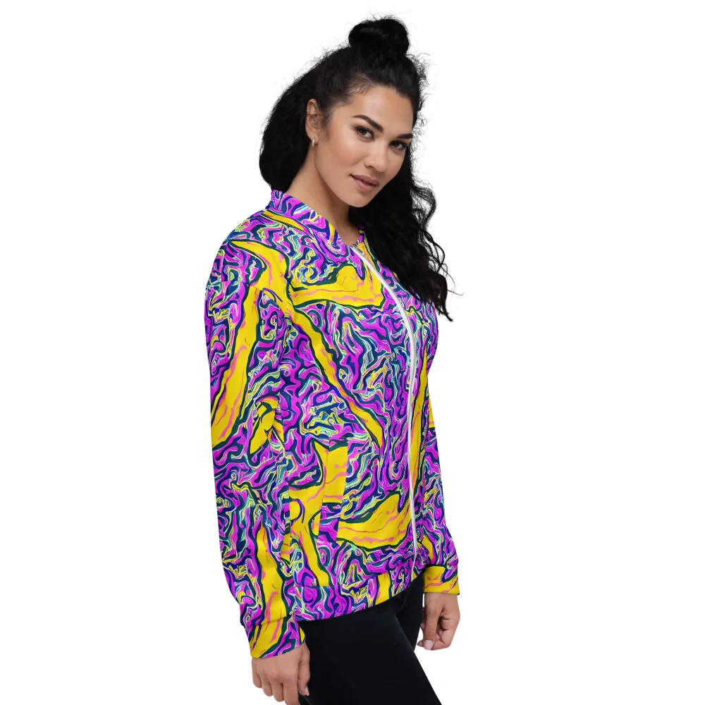 Zenith Waves on Bomber Jacket — Right