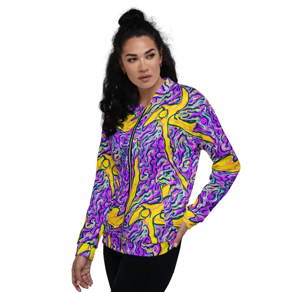 Zenith Waves on Bomber Jacket — Left