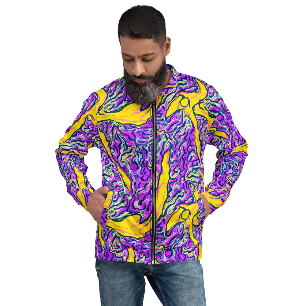Zenith Waves on Bomber Jacket — Front