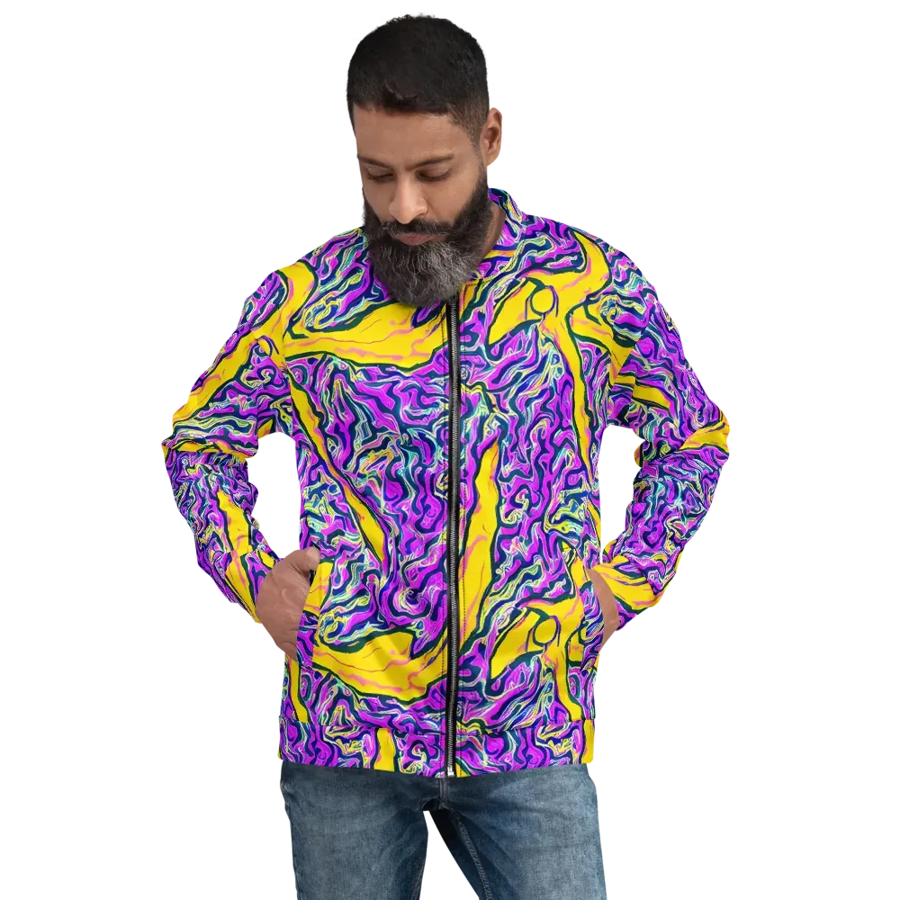 Zenith Waves on Bomber Jacket — Front