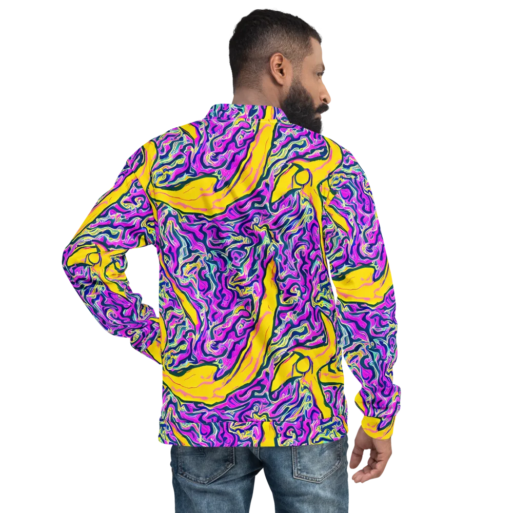 Zenith Waves on Bomber Jacket — Back