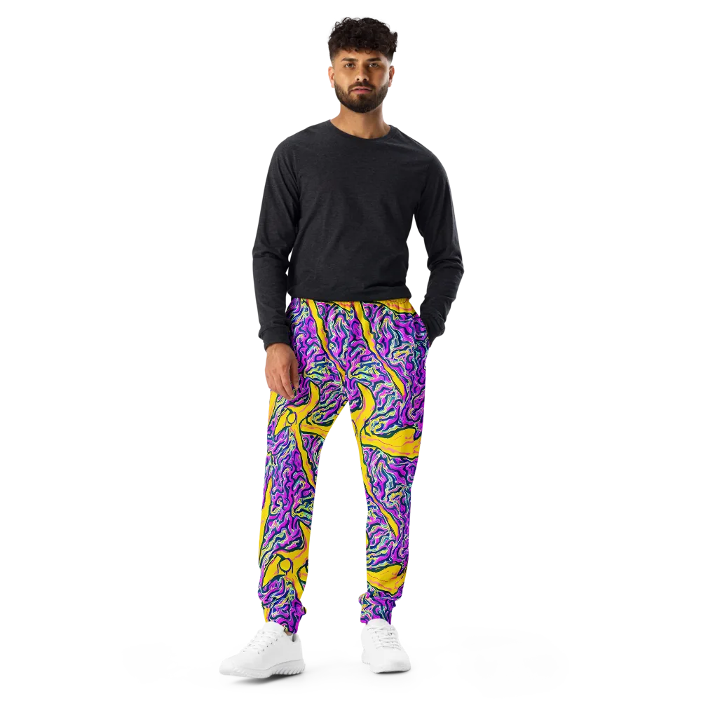 Zenith Waves on Men's Joggers — Front