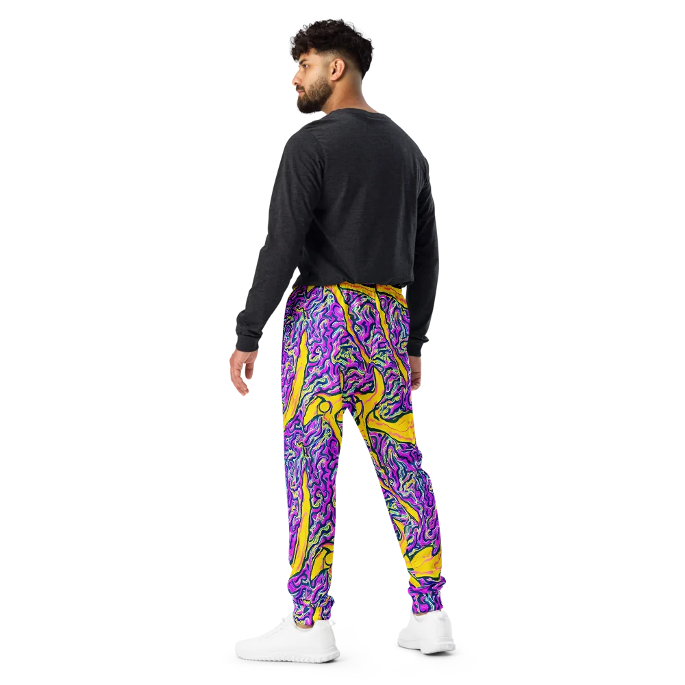 Zenith Waves on Men's Joggers — Back
