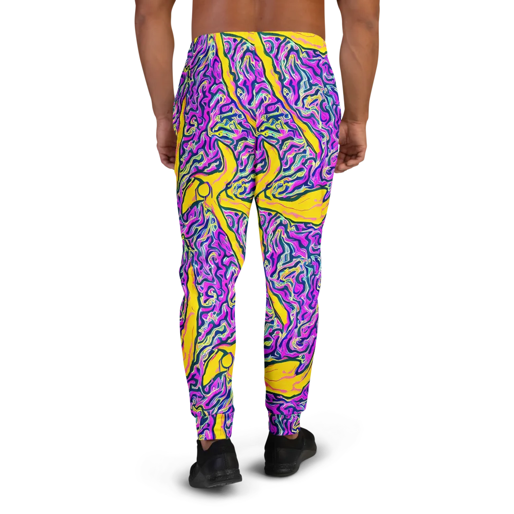 Zenith Waves on Men's Joggers — Back