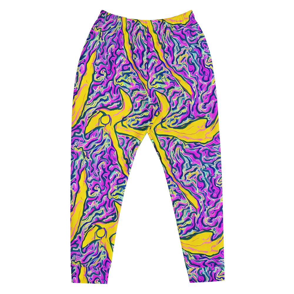 Zenith Waves on Men's Joggers — Front