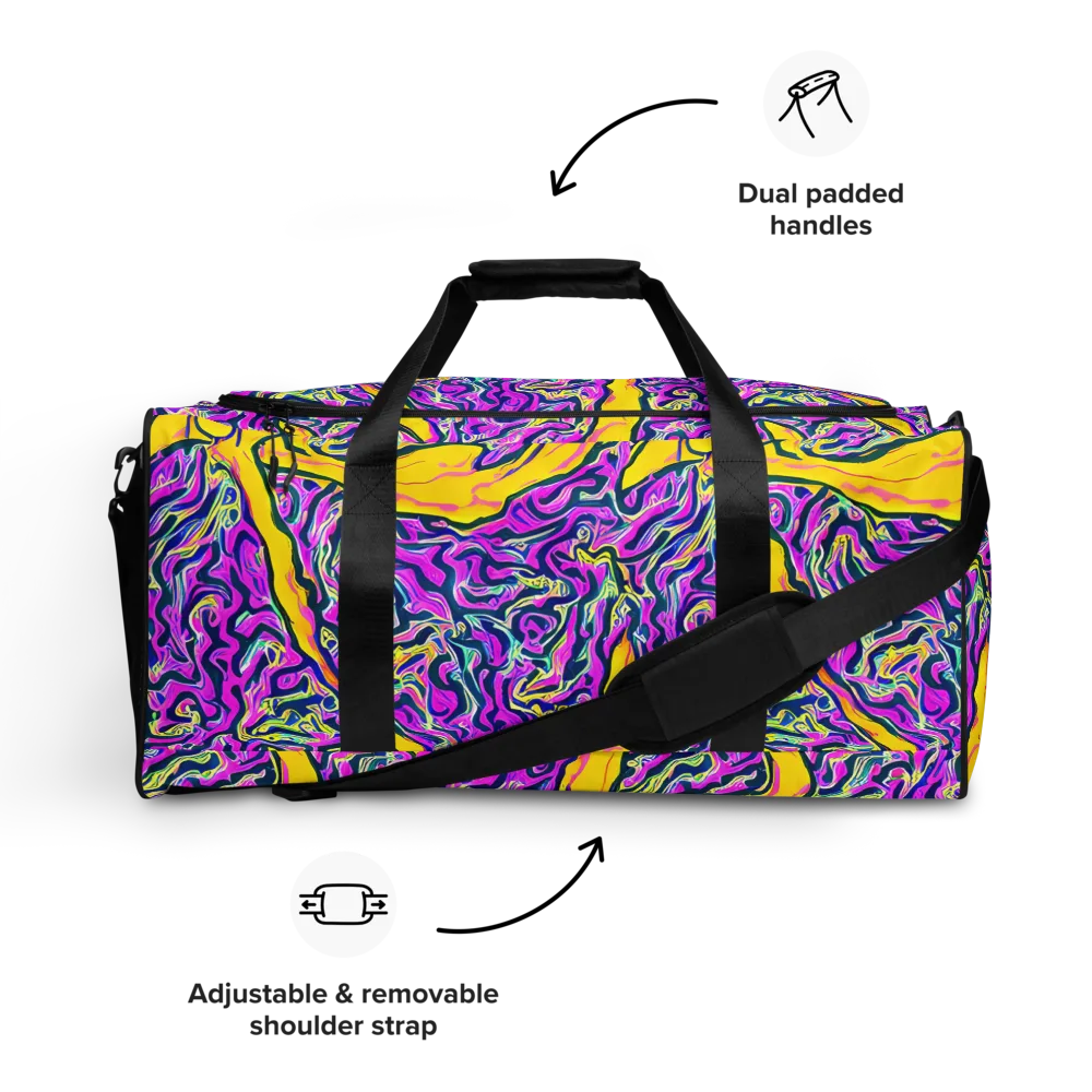 Zenith Waves on Duffle Bag — Front