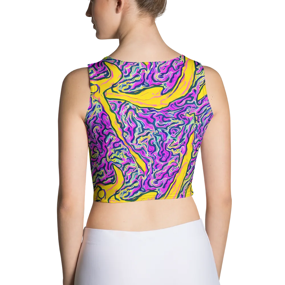 Zenith Waves on Crop Top — Back