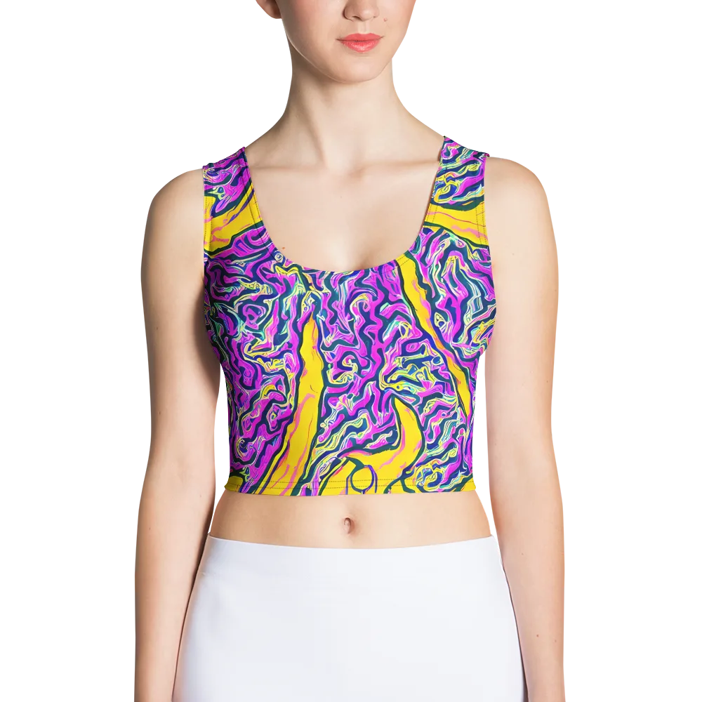 Zenith Waves on Crop Top — Front