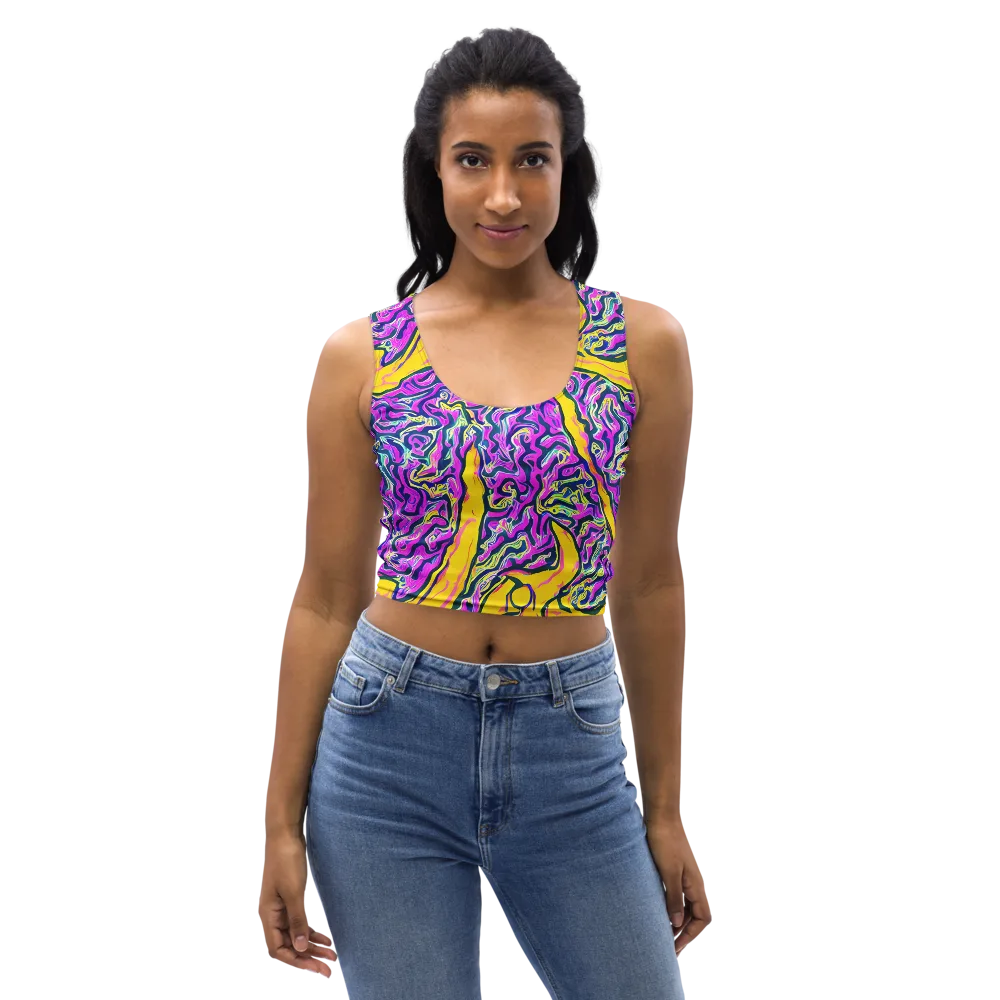 Zenith Waves on Crop Top — Front