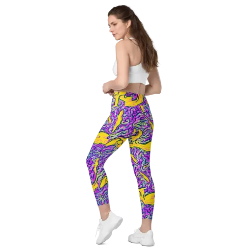 Zenith Waves on a Leggings with Pockets