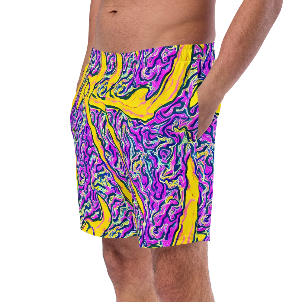 Zenith Waves on Swim Trunks — Left Front