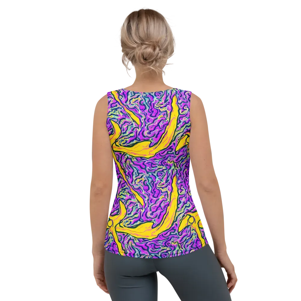 Zenith Waves on Women's Tank Top — Back