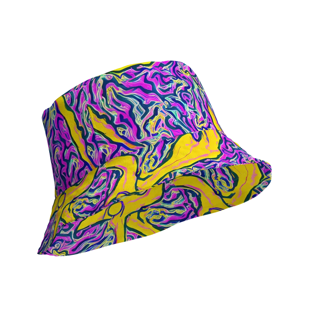 Zenith Waves on Reversible Bucket Hat — Product details Outside