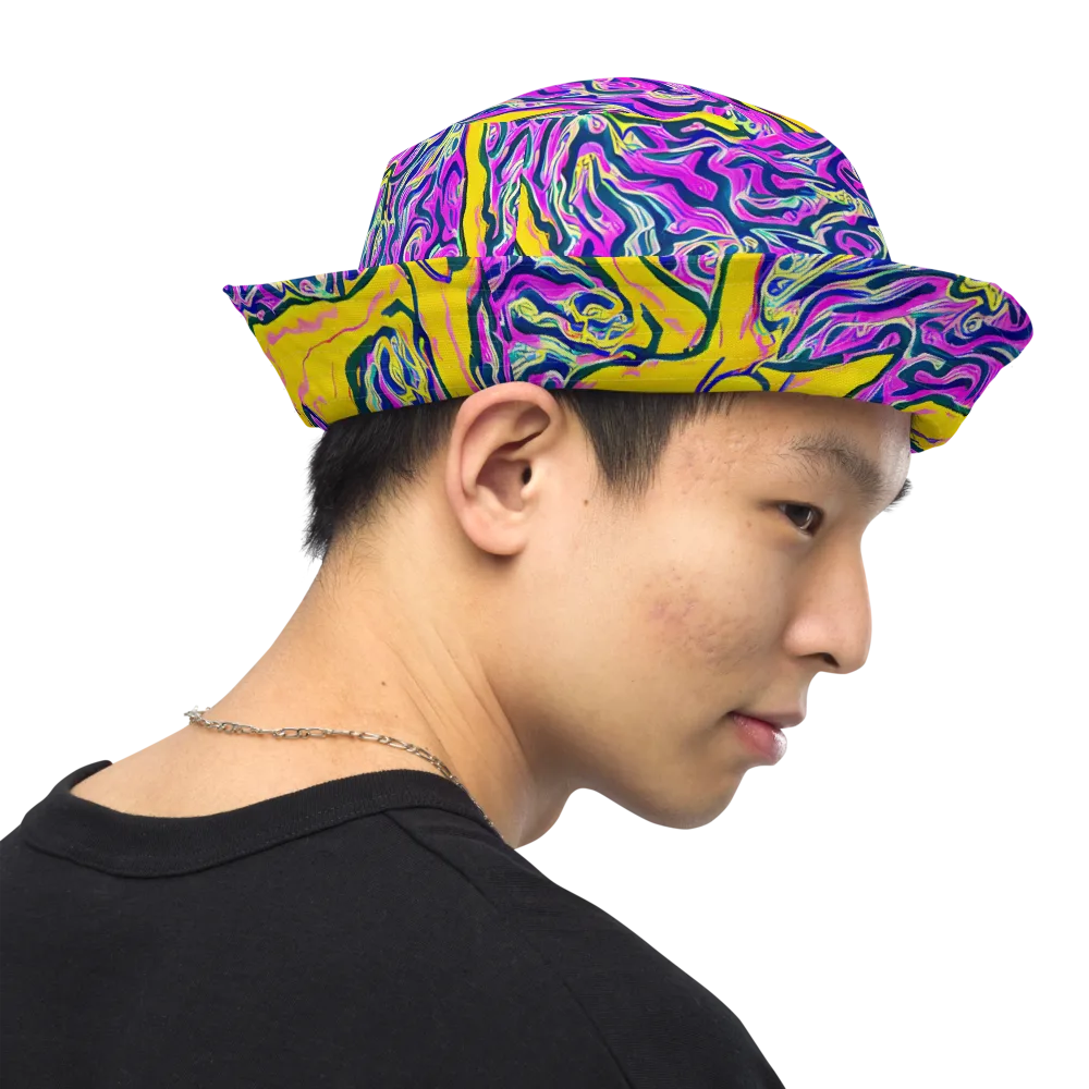 Zenith Waves on Reversible Bucket Hat — Right Outside