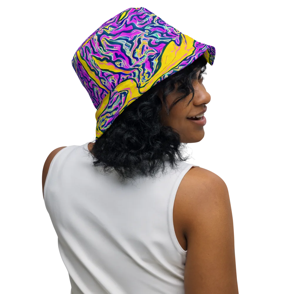 Zenith Waves on Reversible Bucket Hat — Right Outside