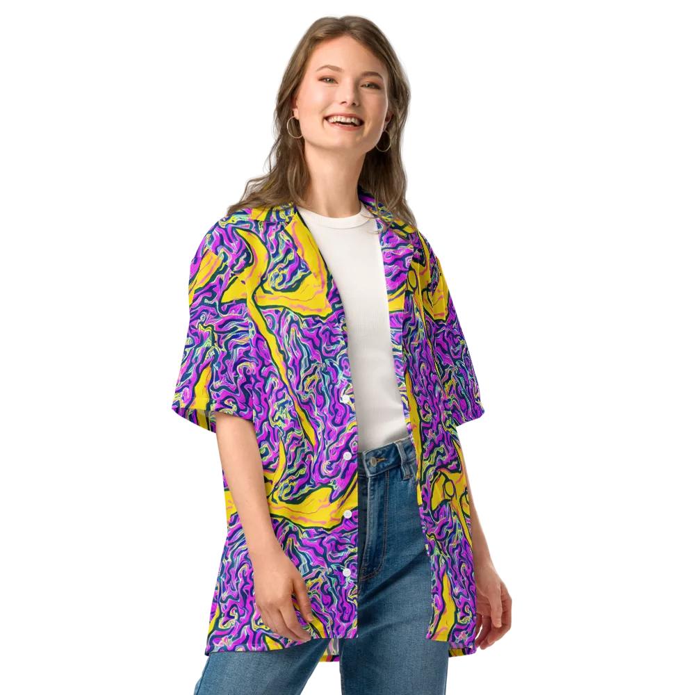 Zenith Waves on Button Shirt — Front