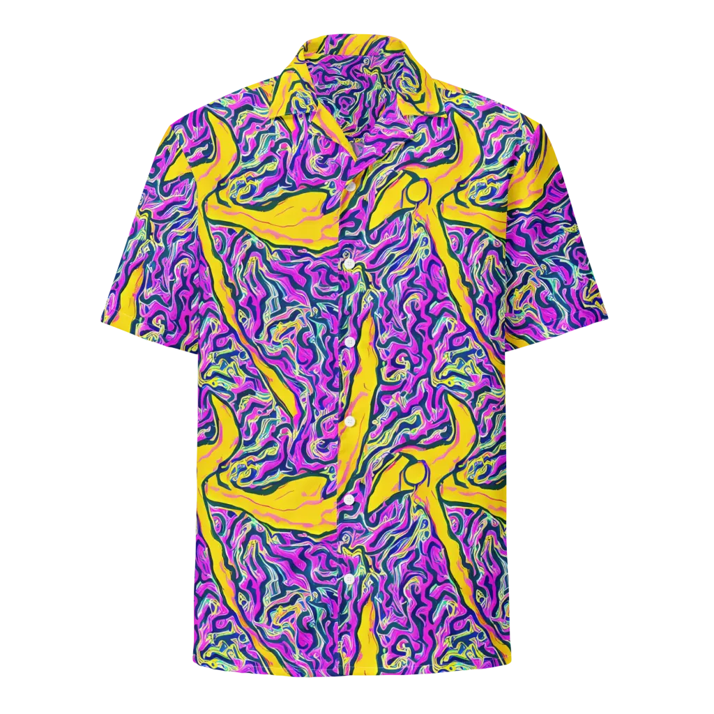 Zenith Waves on Button Shirt — Front