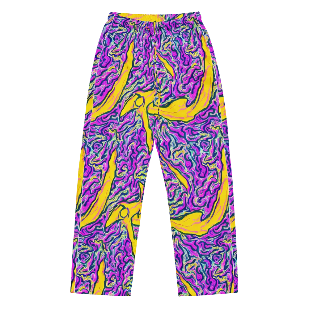 Zenith Waves on Women's Pajama Pants — Front