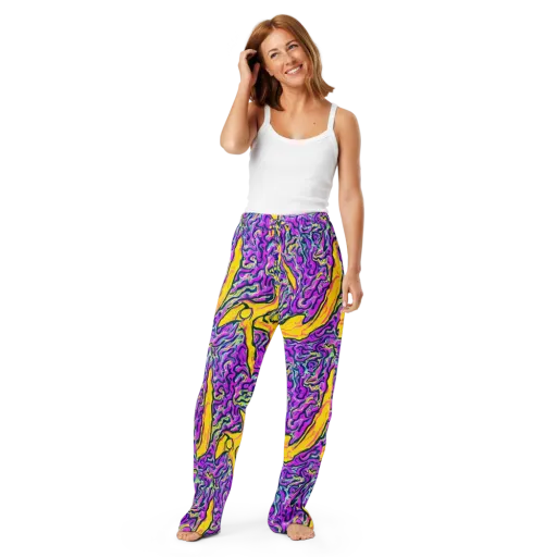 Zenith Waves on a Women's Pajama Pants