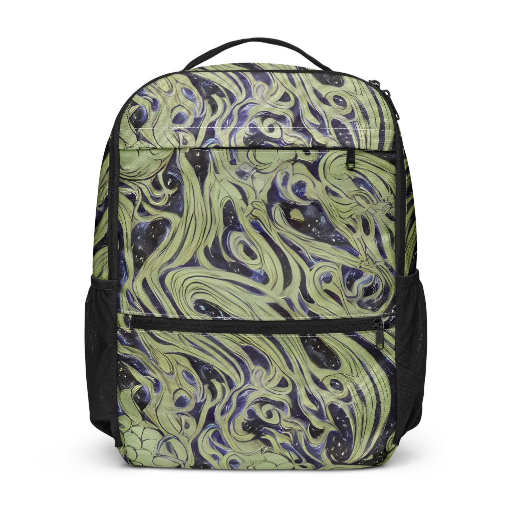 Indigo Swirl on Utility Backpack — Front