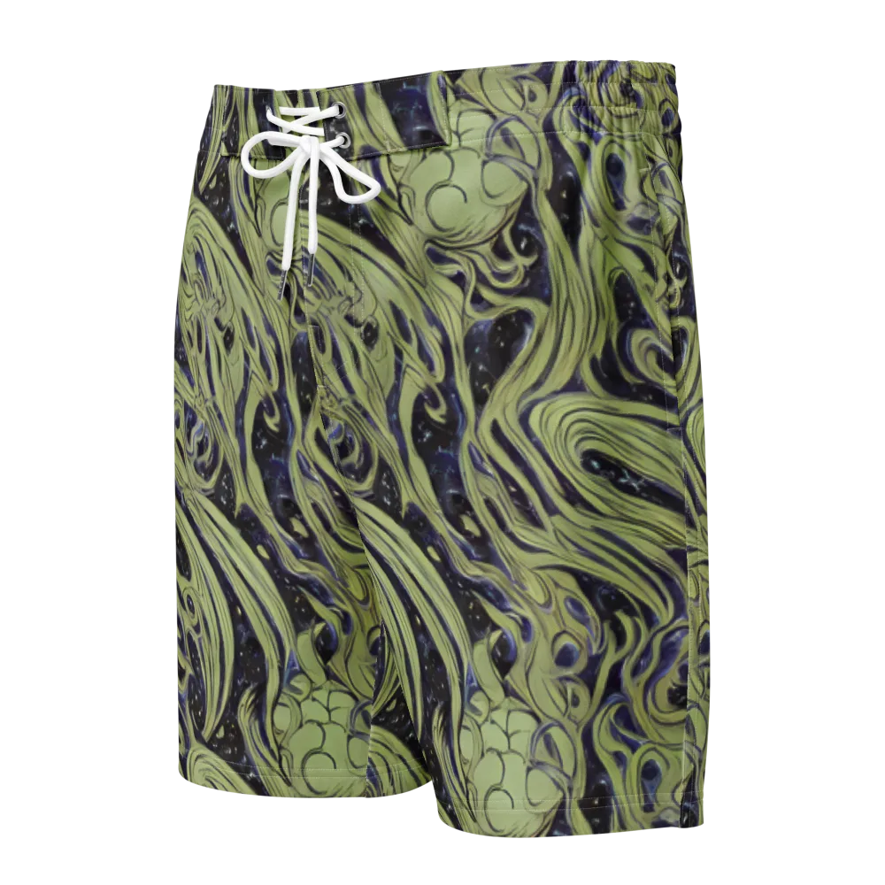 Indigo Swirl on Men's Board Shorts — Front