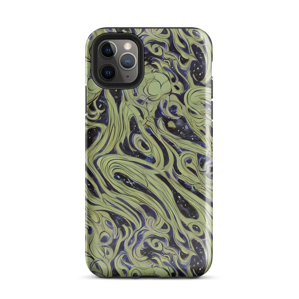 Indigo Swirl on Tough Case for iPhone® — Front