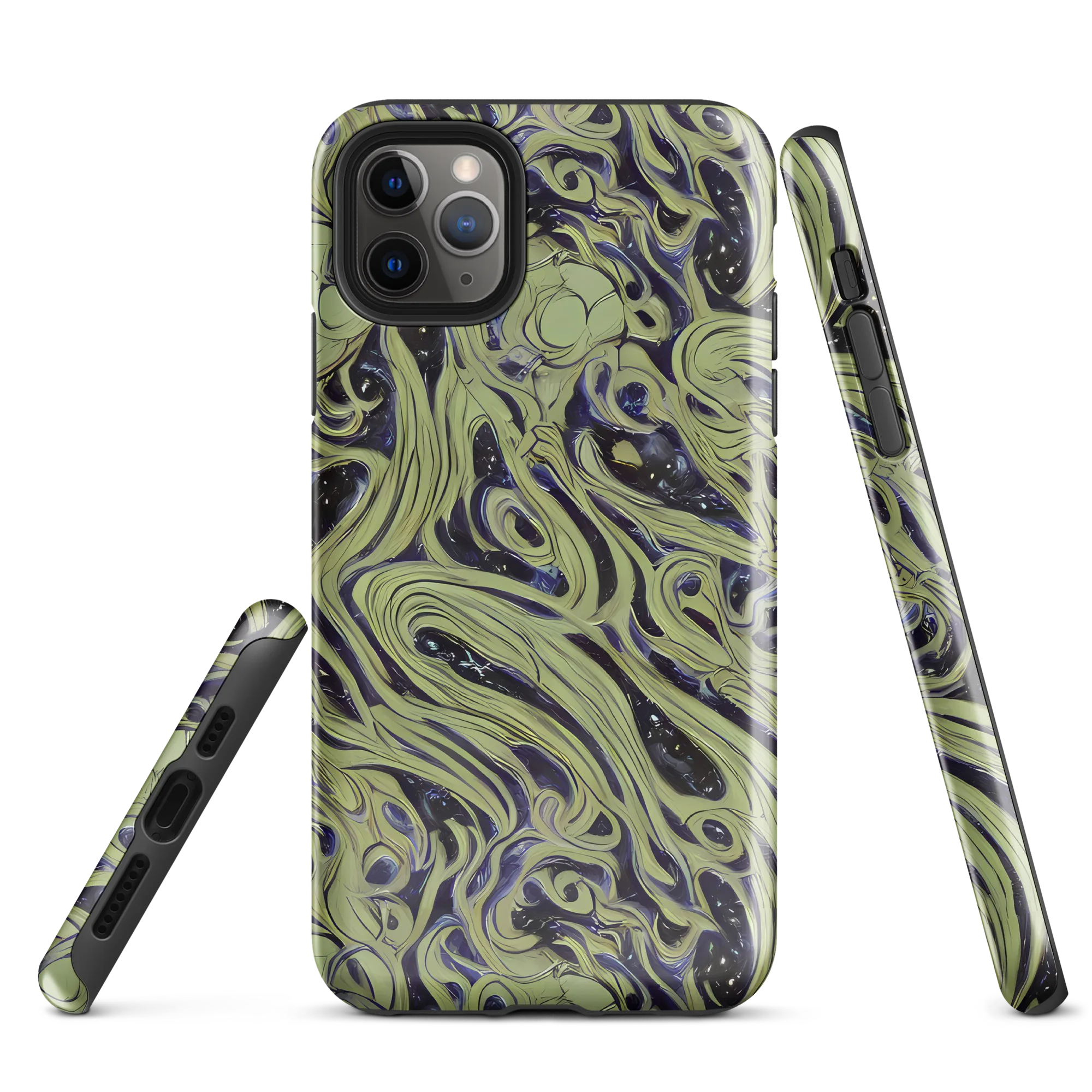 Indigo Swirl on Tough Case for iPhone® — Front