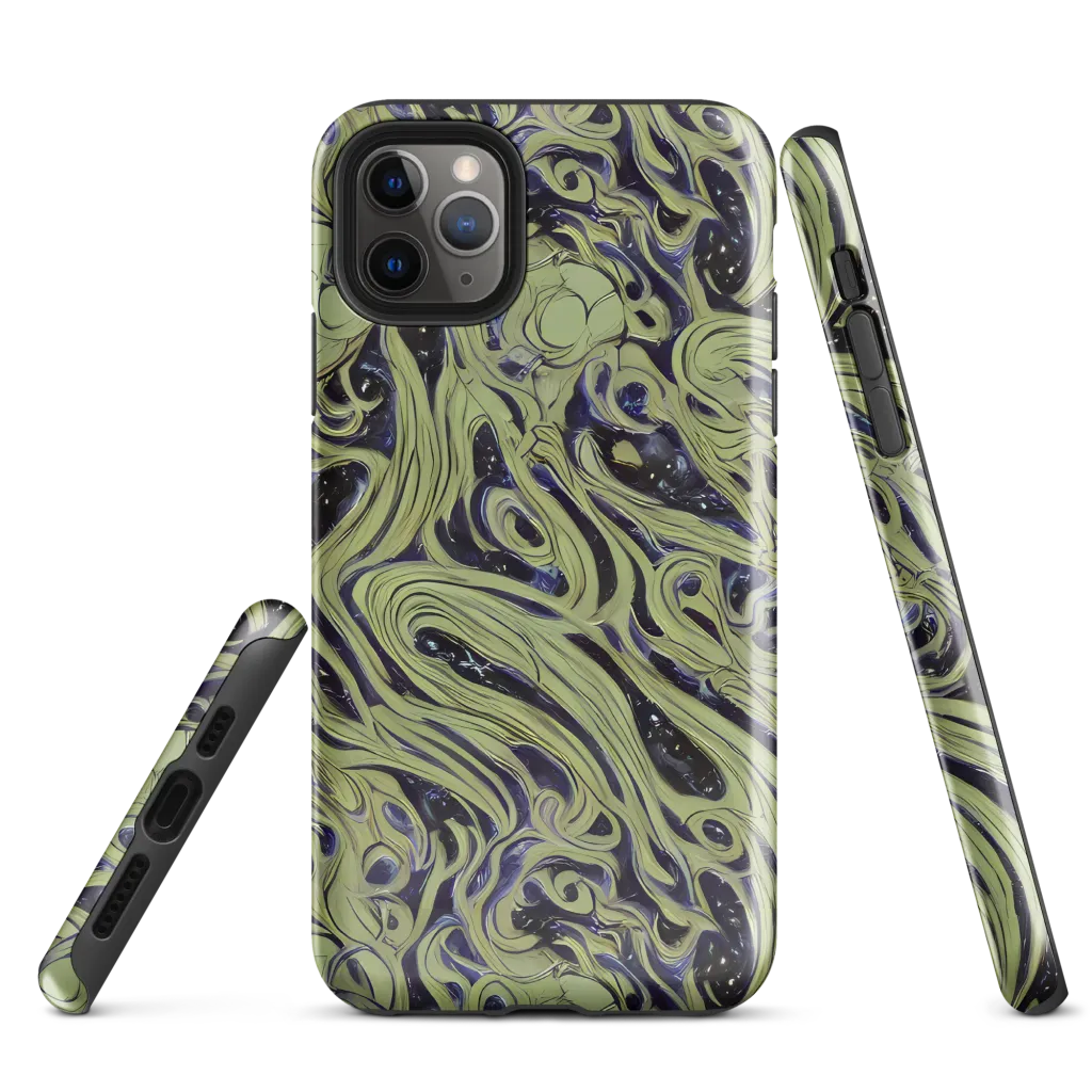 Indigo Swirl on Tough Case for iPhone® — Front