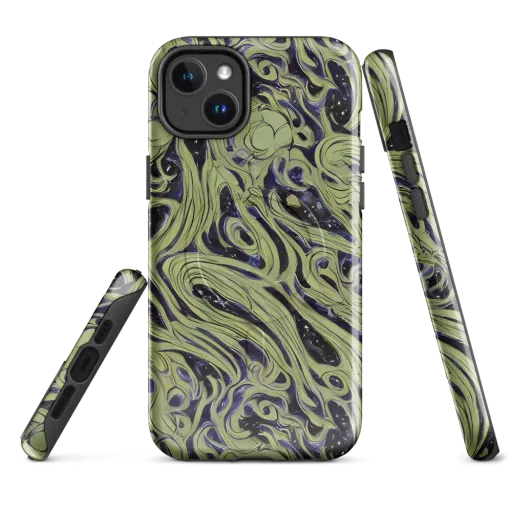 Indigo Swirl on a MagSafe Tough Case for iPhone®