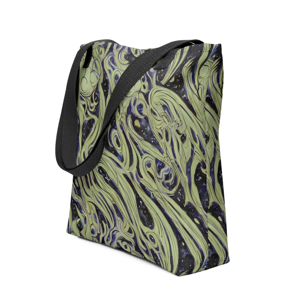 Indigo Swirl on Tote Bag — Front