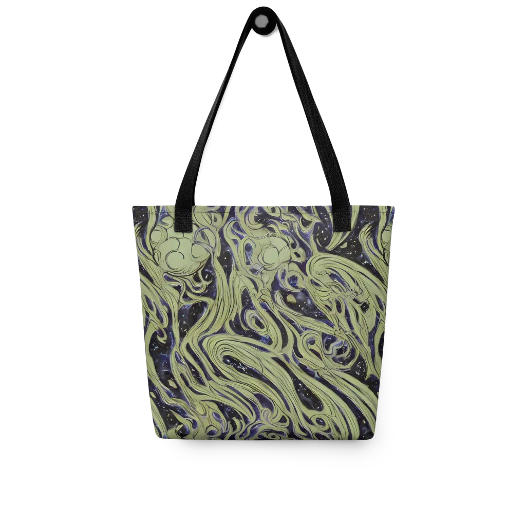Indigo Swirl on Tote Bag — Front