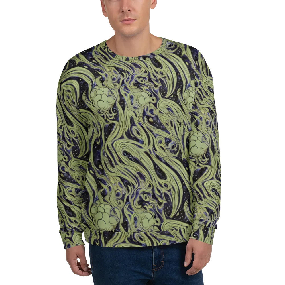 Indigo Swirl on Sweatshirt — Front
