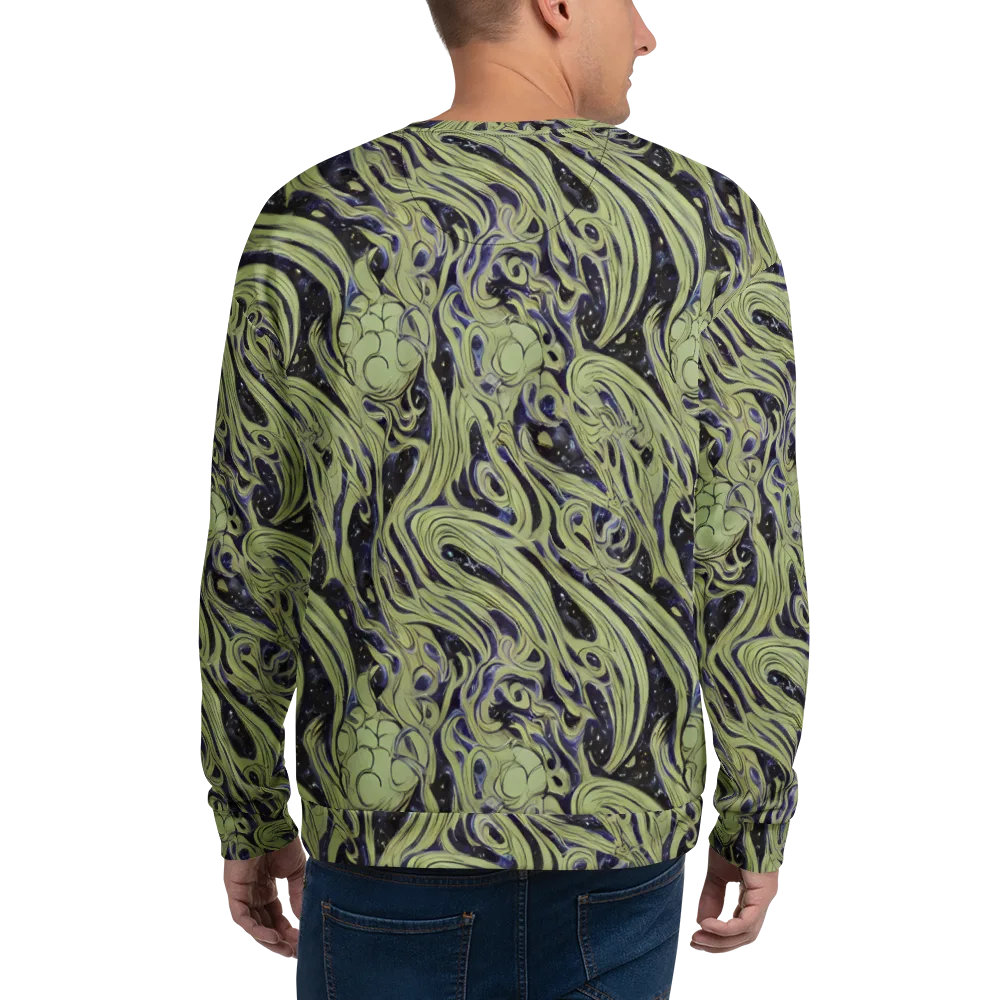Indigo Swirl on Sweatshirt — Back