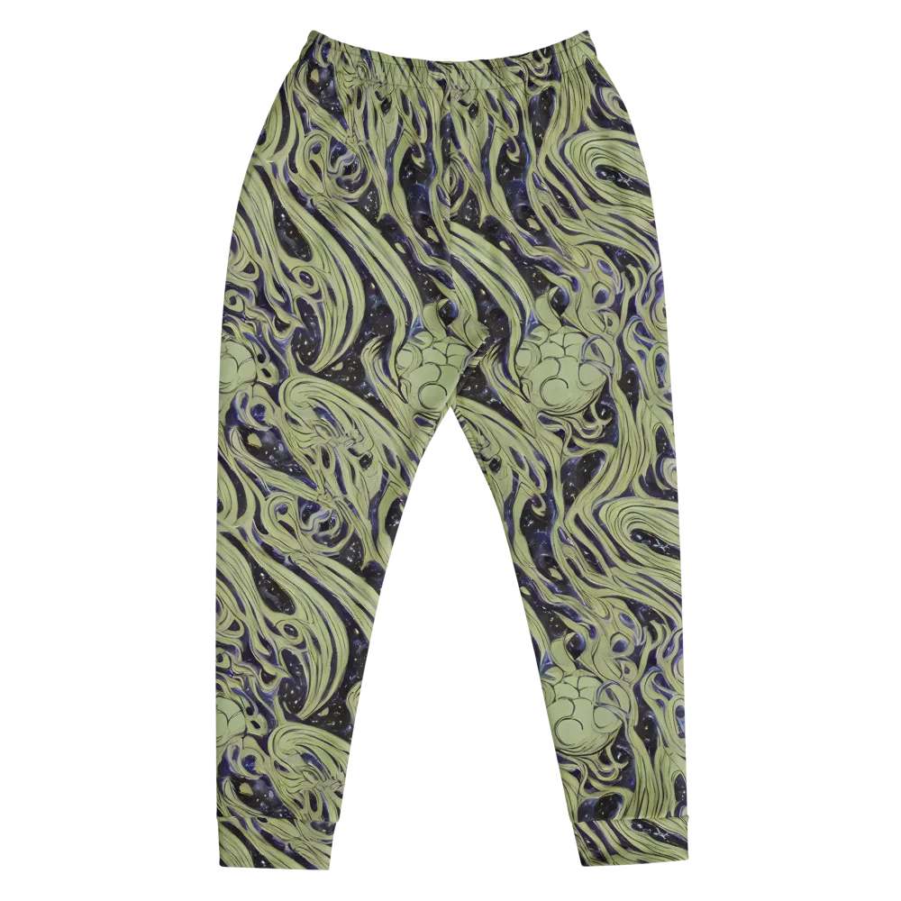 Indigo Swirl on Men's Joggers — Front