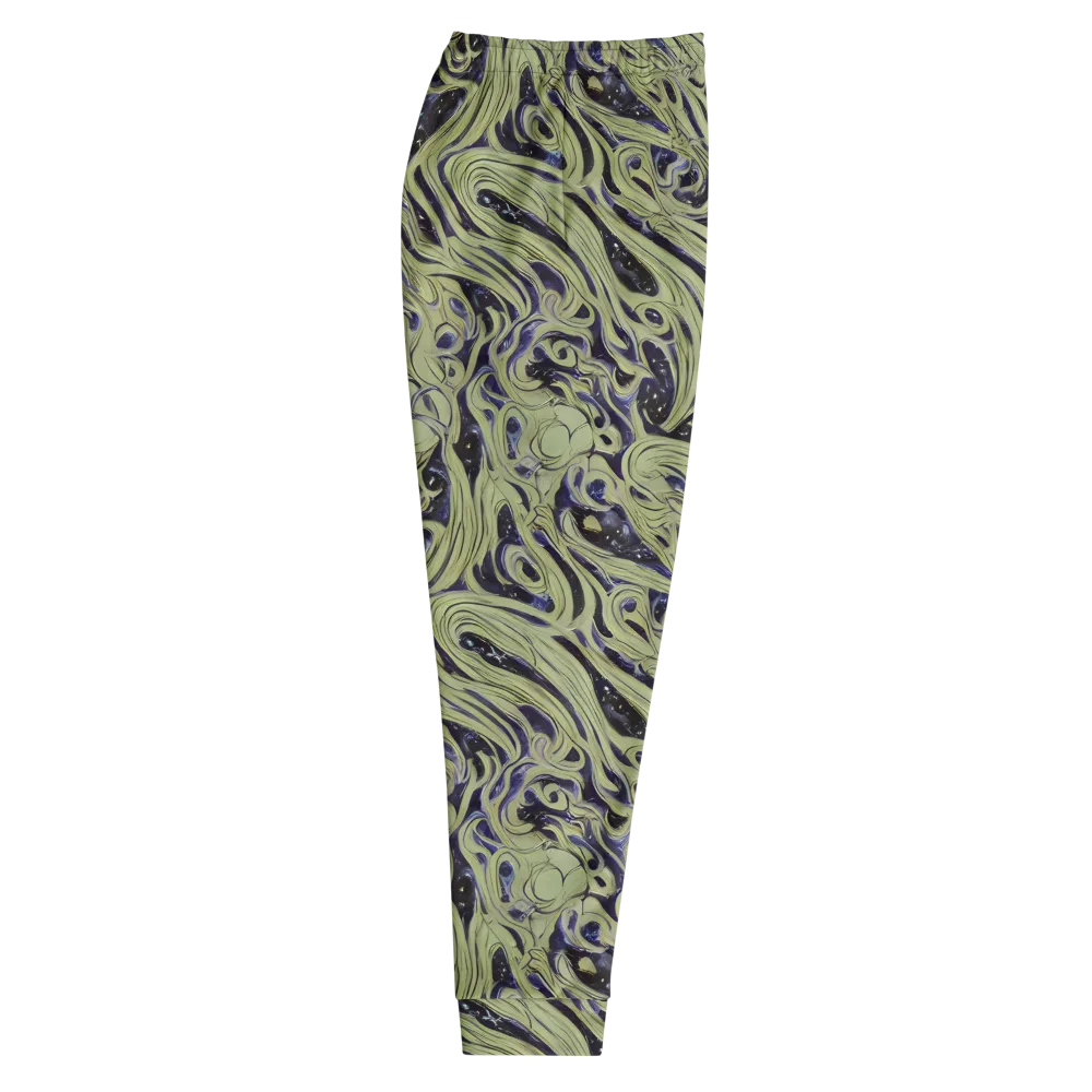 Indigo Swirl on Men's Joggers — Right