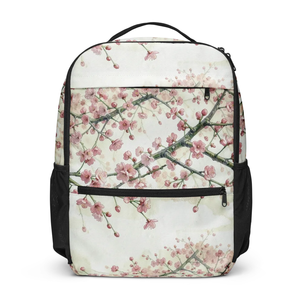 Cherry Blossom Canopy on Utility Backpack — Front
