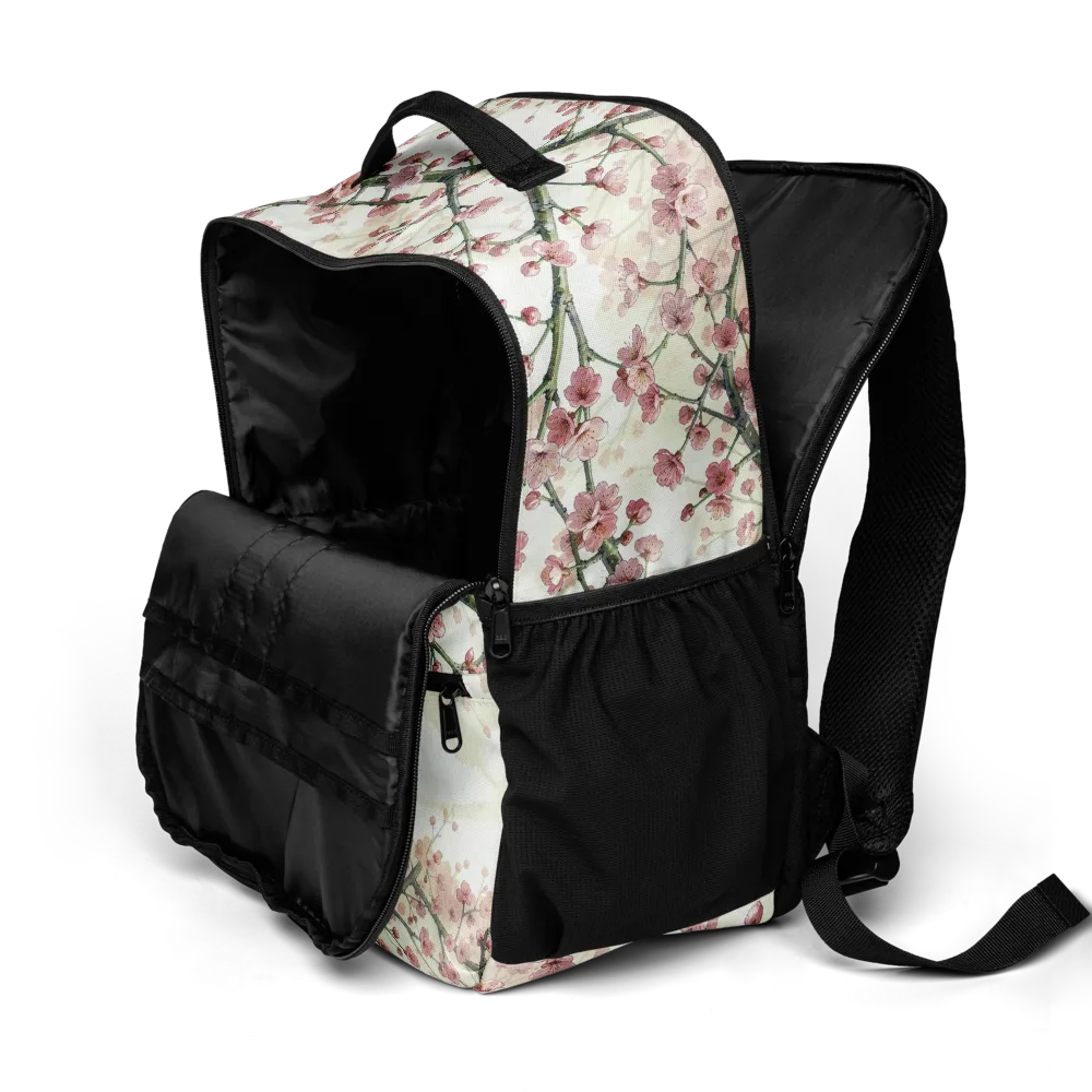 Cherry Blossom Canopy on Utility Backpack — Product details 2
