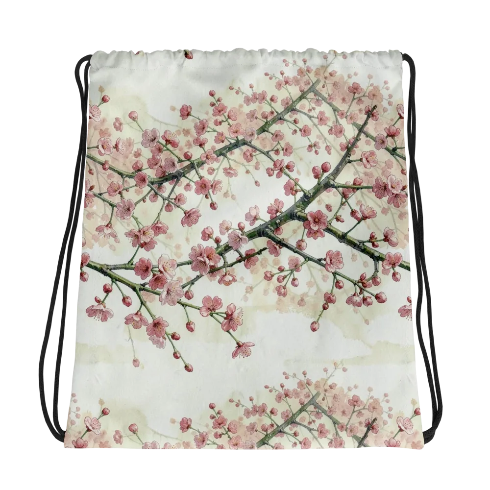Cherry Blossom Canopy on Drawstring Bag — Photo