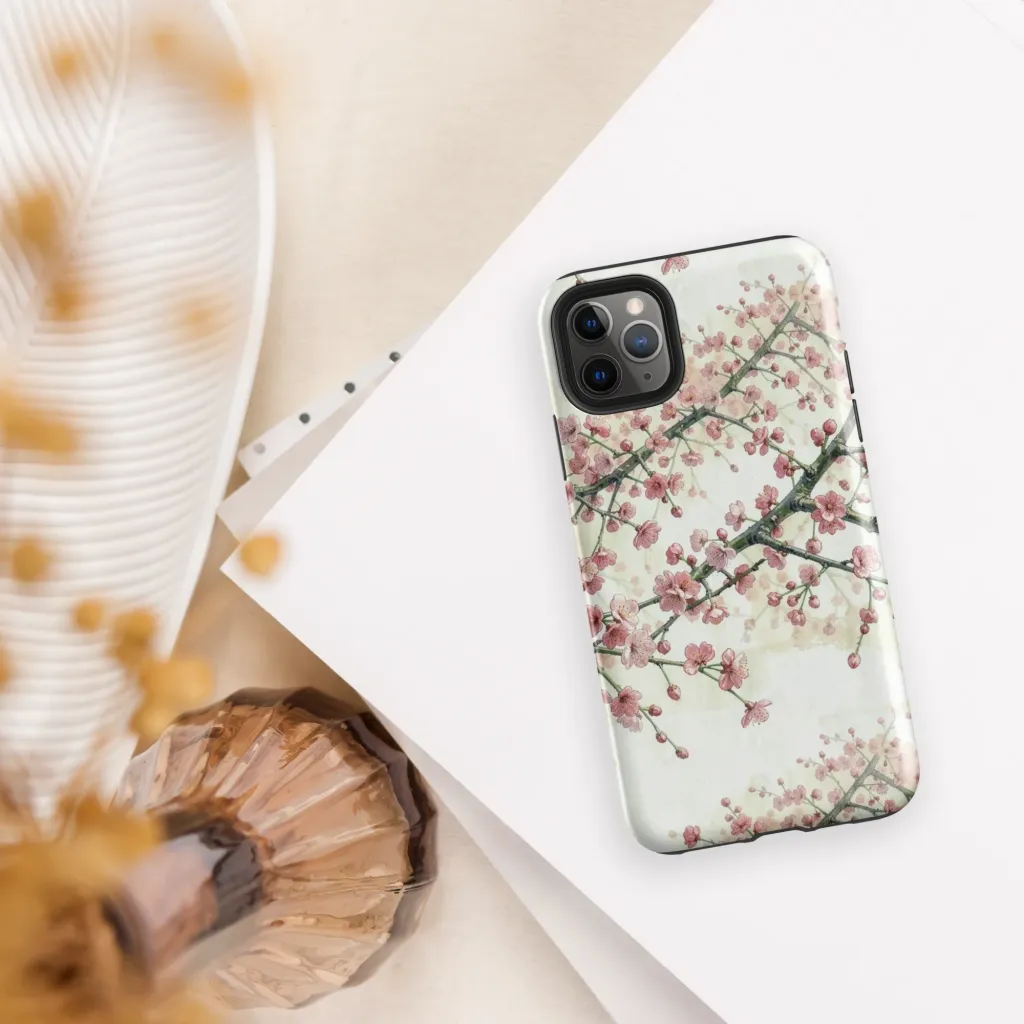 Cherry Blossom Canopy on Tough Case for iPhone® — Front